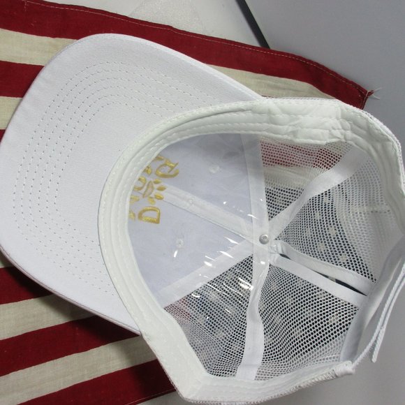 New White DOG MOM Baseball Cap Hat for Ponytail - Picture 6 of 6